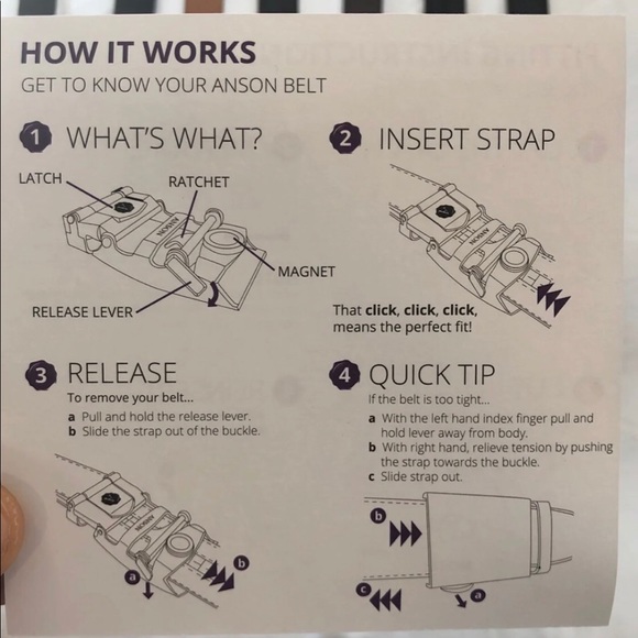 Lot of Anson Micro-adjustable Belts & Buckles - Picture 8 of 8